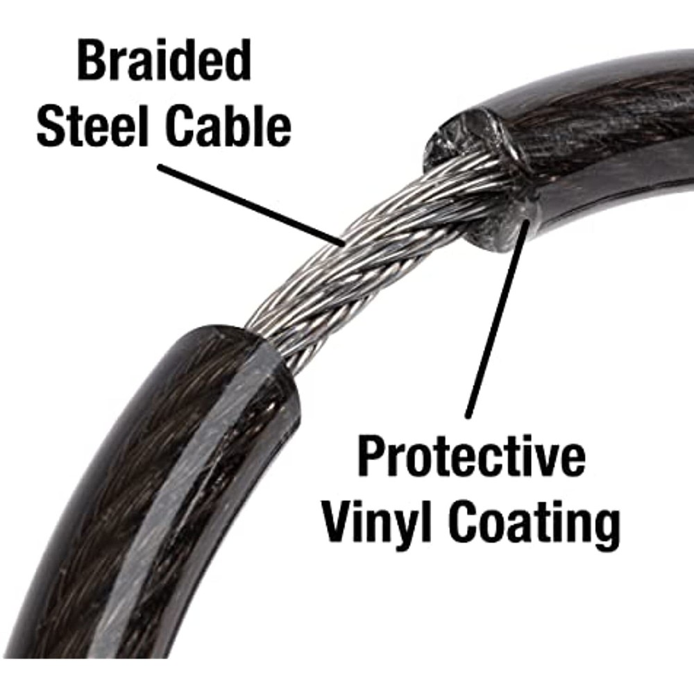 Master Lock 8143D Bike Lock Cable with Combination