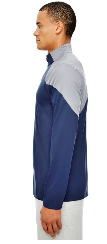 Team 365 Men's Color Block Quarter-Zip Pullover