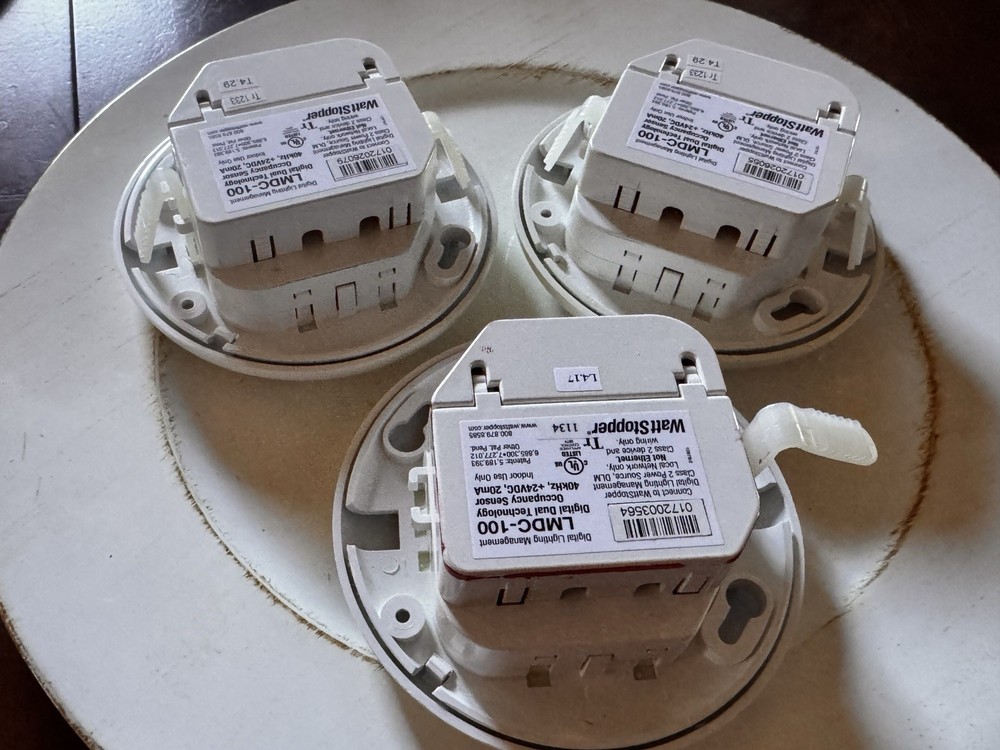 3 Wattstopper LMDC-100 Dual Technology Digital Occupancy Sensor