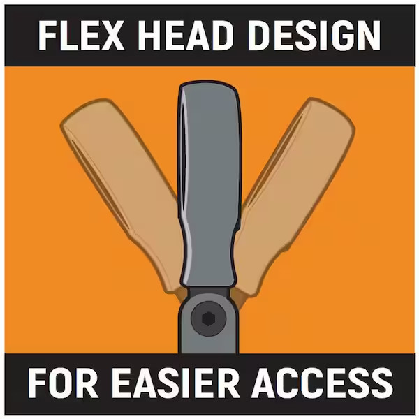 1/4 In. Drive 72-Tooth Quick Release Locking Flex Slim Head Ratchet