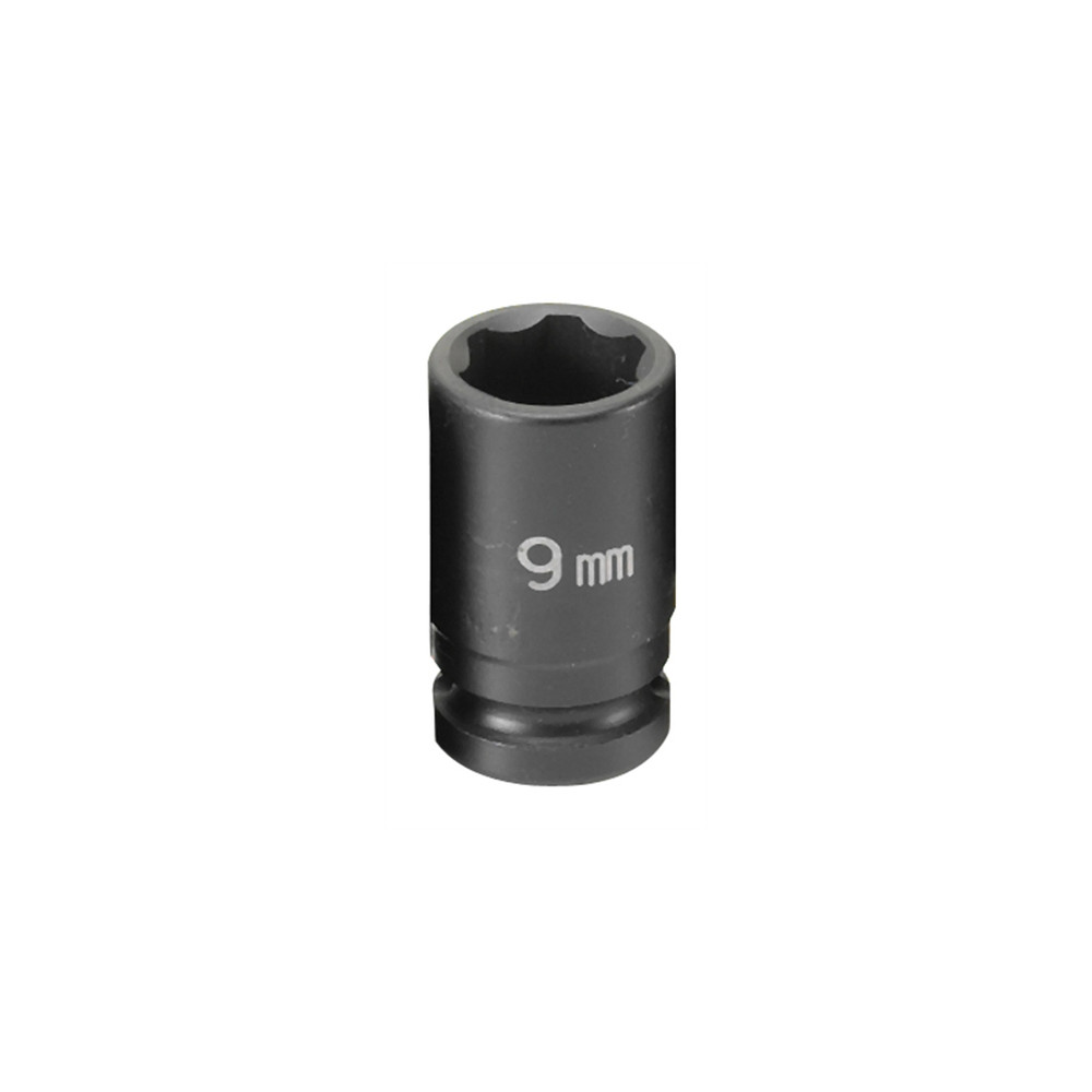 Grey Pneumatic 1/4" Surface Drive x 9mm Standard  Socket