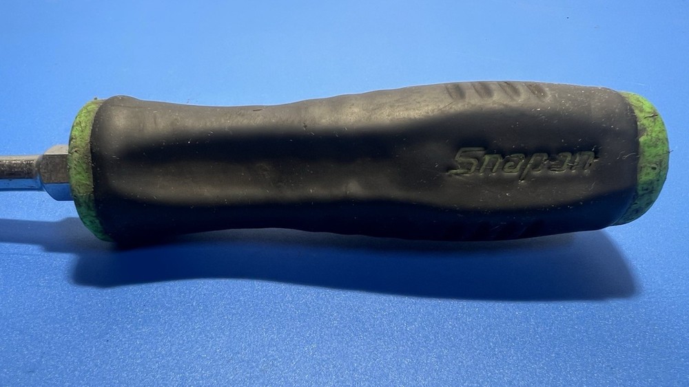 Snap-On 13 1/2" Flat Head Screwdriver Rubber Handle ~T514