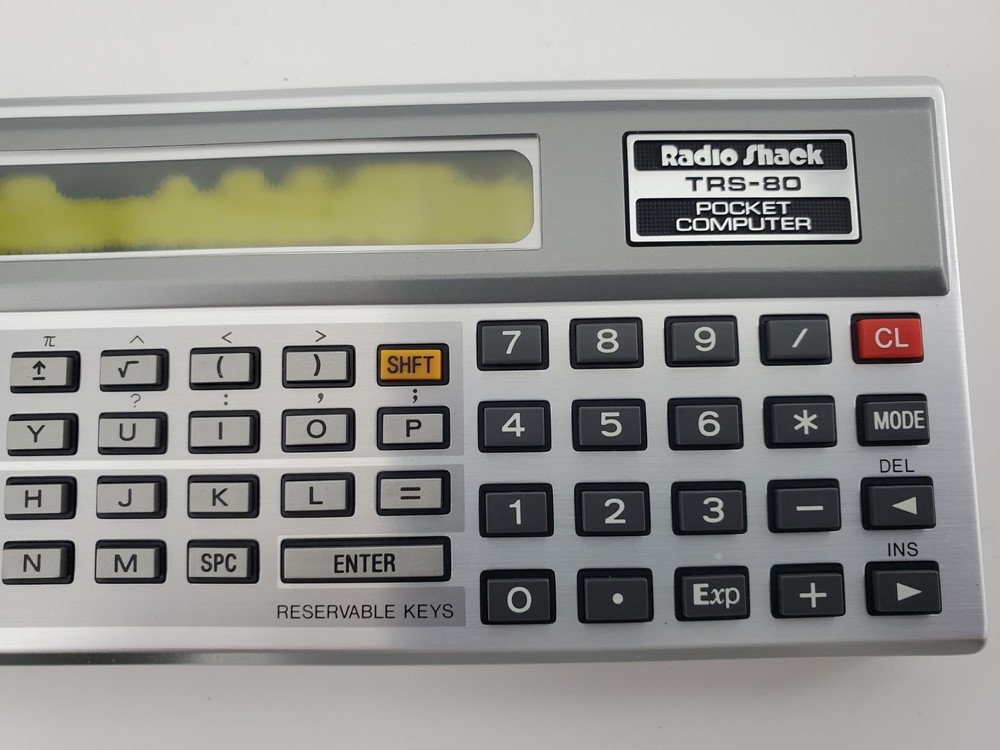 Radio Shack TRS-80 Pocket Computer Case Program Instruction Booklet