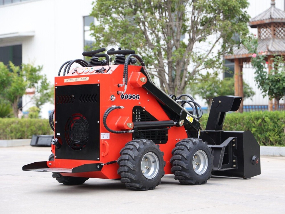 WINTER Snow Blower mini skid steer loader attachments for TYPHON STOMP skidsteer