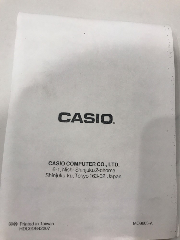 Set of 2 CASIO walking TALKING DIARY