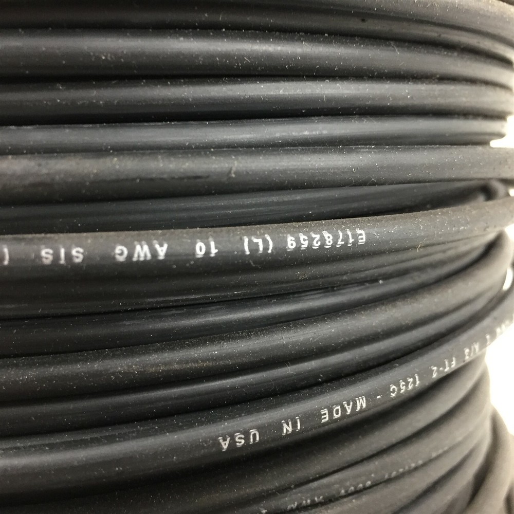 600' Process Wire 10AWG E178259 AWM Type 3173 600' Black