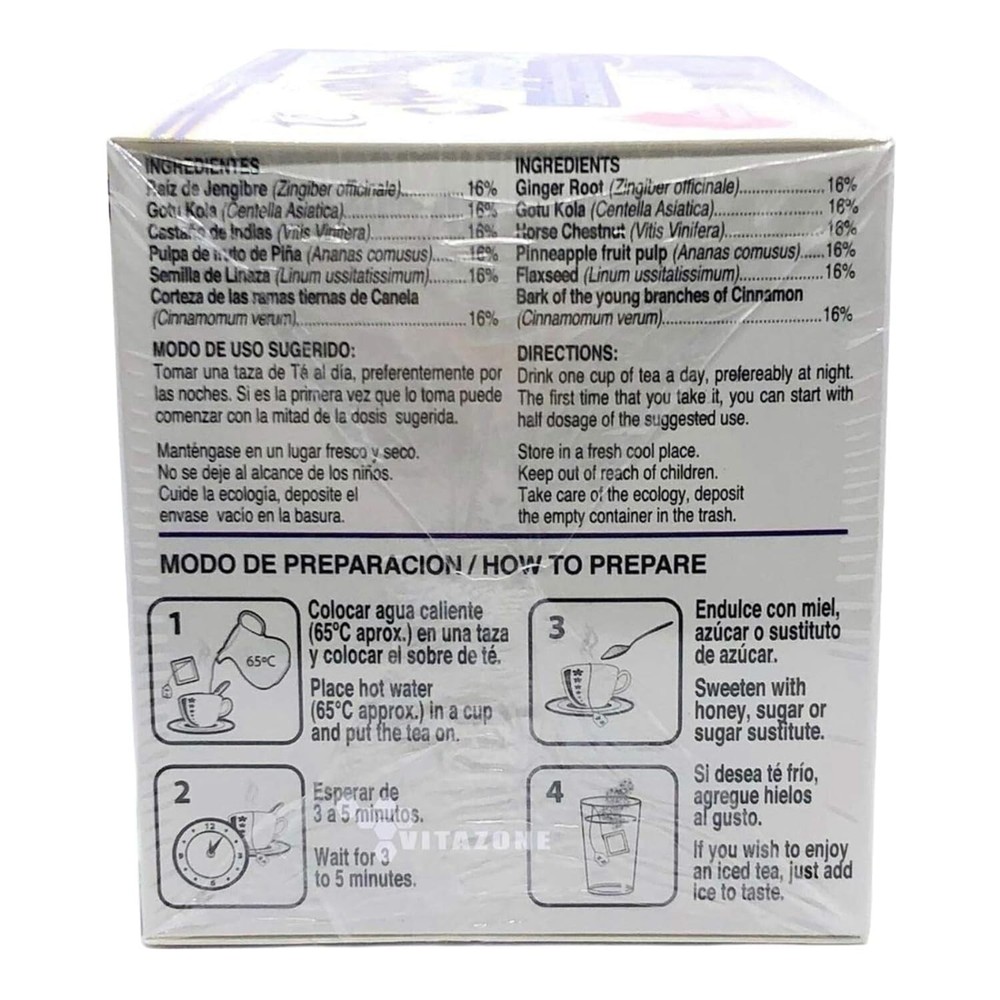 2 Pack Improved Formula Tea CHUPA GRASS & PANZA - Tea Based Ginger