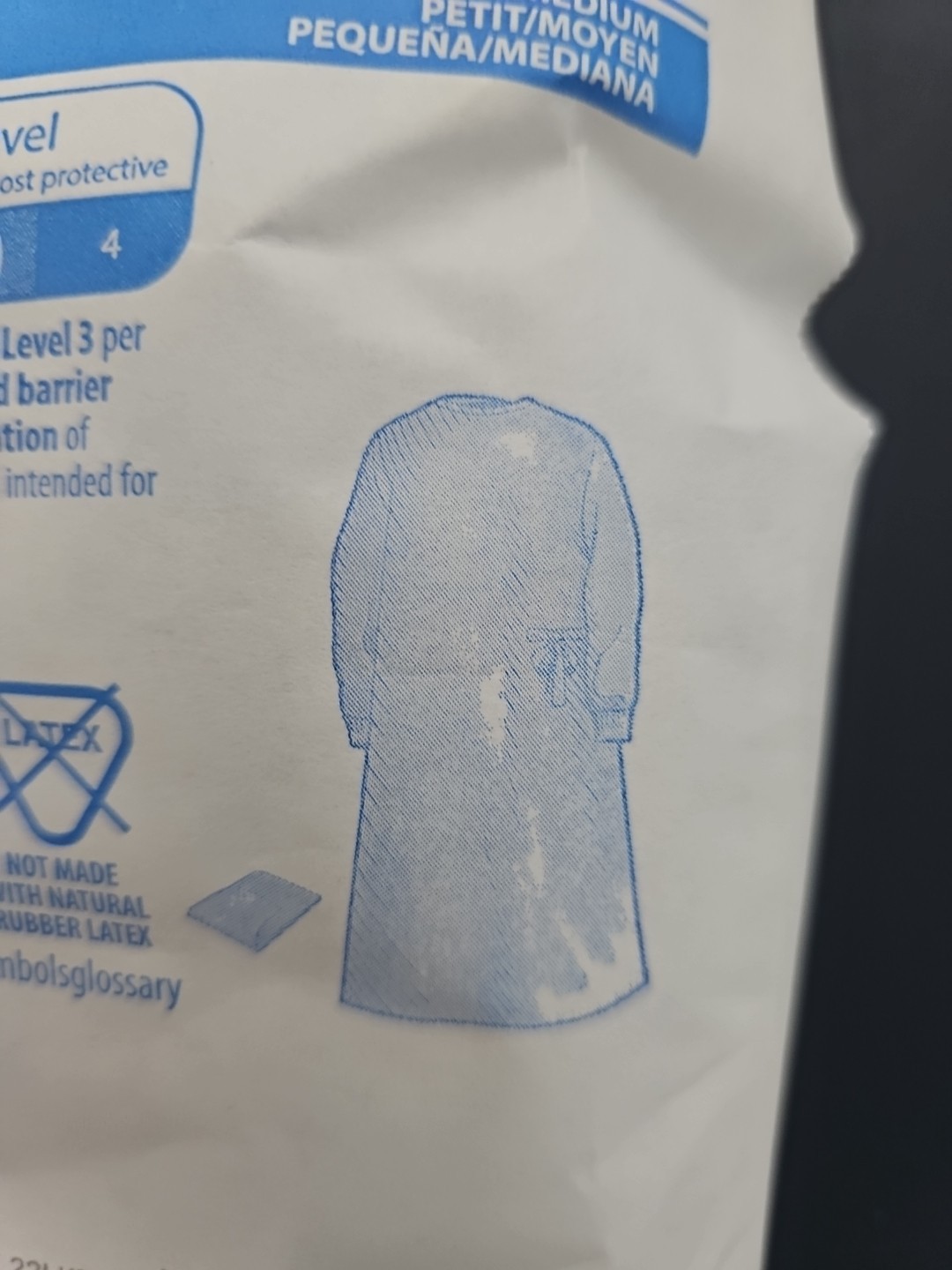 Cardinal Health Convertors Astound Standard Cover Gown -M- New Exp 2027-11-01