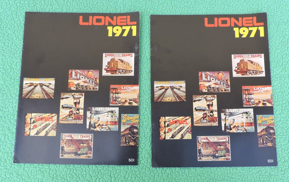 2) LIONEL 1971 CATALOG - Very Nice