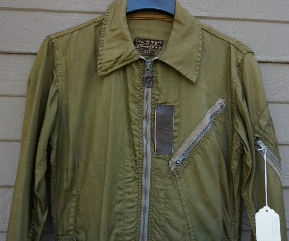 US Flying Suit Type K-2 Mfg Sigmund Eisner, black label, Small Regular (Rack b)