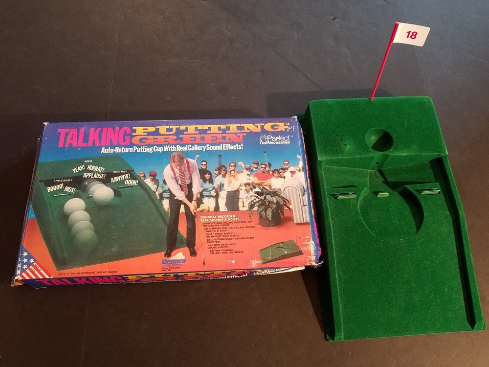 Talking Putting Green Auto Return Preowned Tested Works