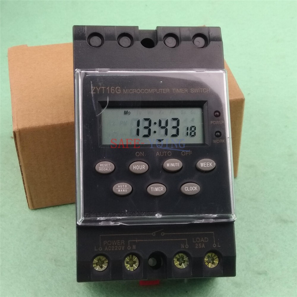 1PC MICROCOMPUTER TIMER SWITCH ZYT16G AC220V