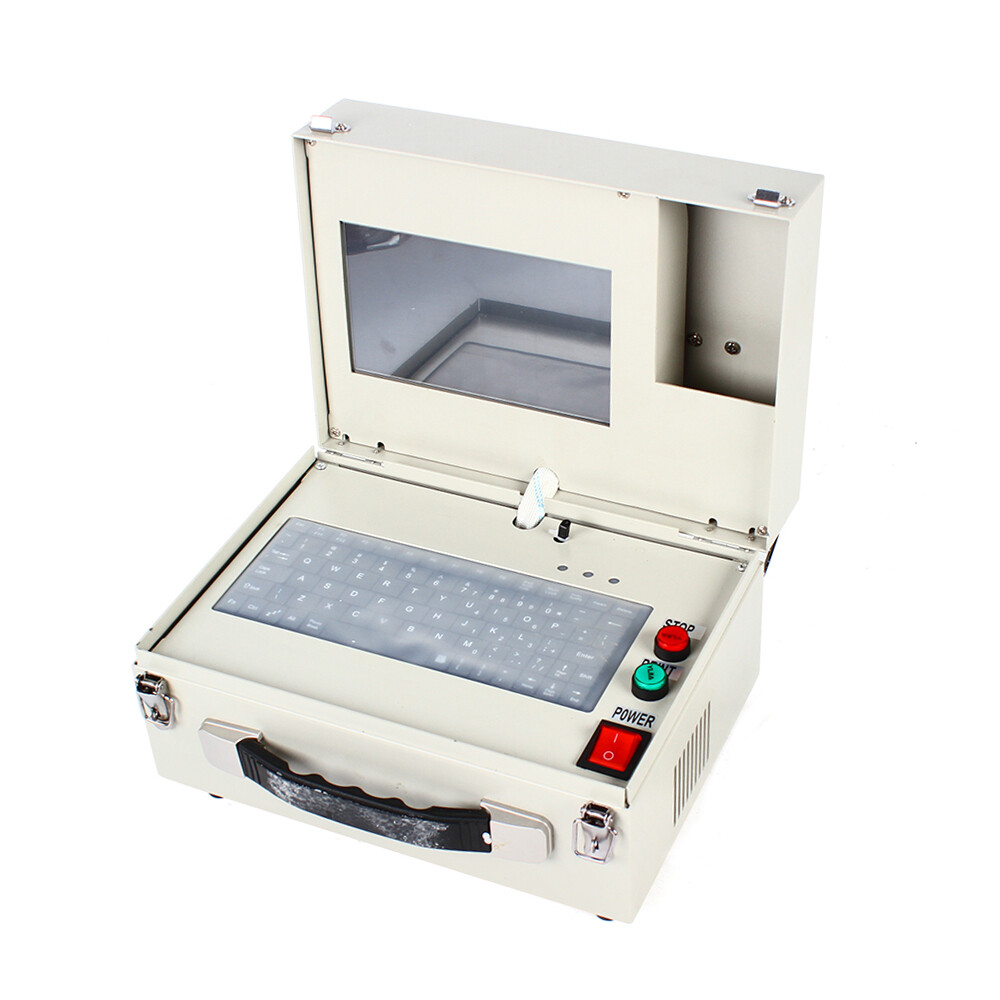 140*40mm Desktop Pneumatic Dot Peen Marking Machine For VIN Code Chassis Number