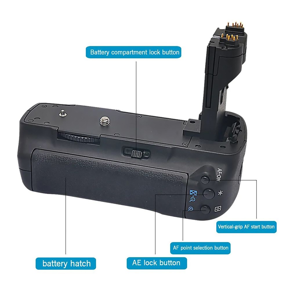 Durable BG-E6 Vertical Battery Hand Grip for Canon EOS 5D Mark II 5DII 5D2