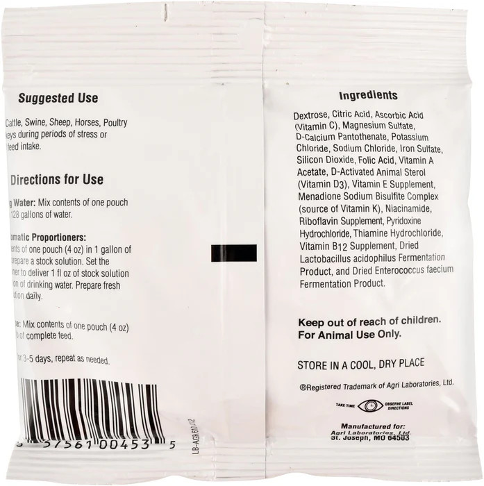 Vitamin & Electrolytes Plus, 4 oz pkg