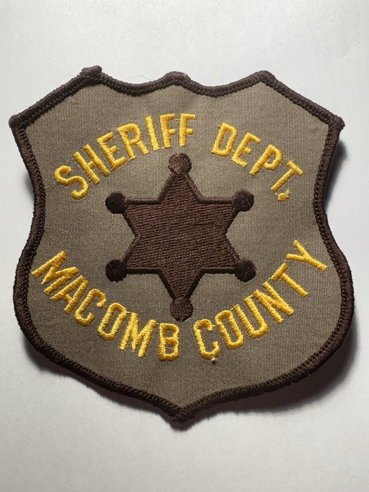 Macomb County Michigan Sheriff Patch