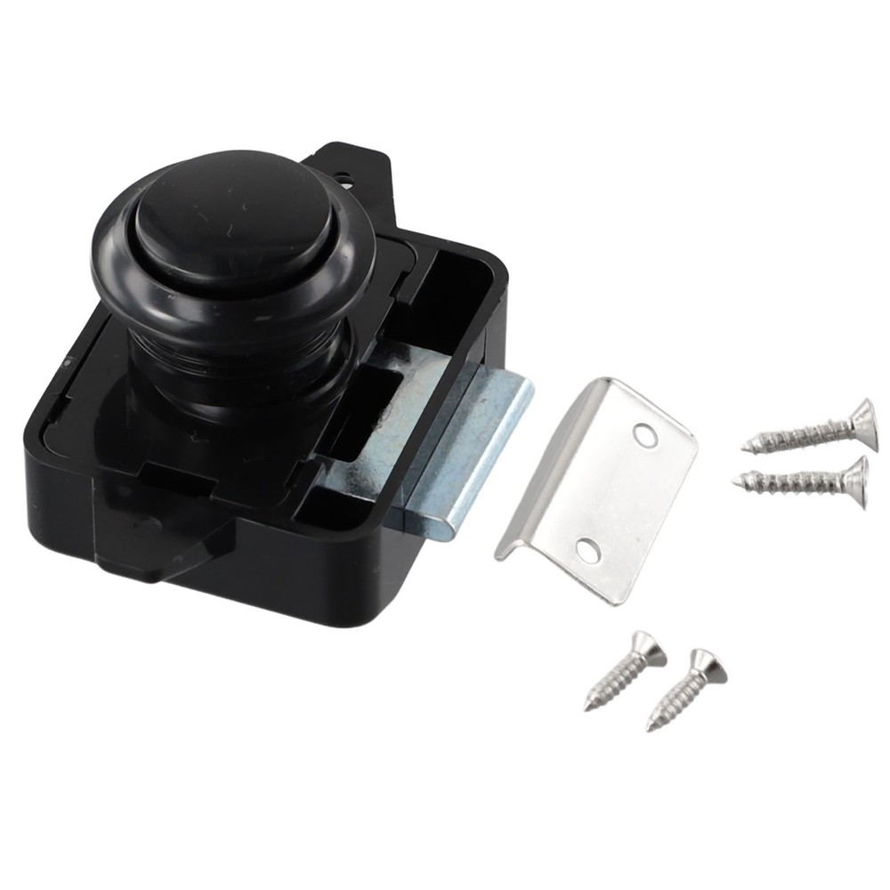 Push Button Catch Lock Latch Knob Drawer Cupboard Cabinet Camper Caravan