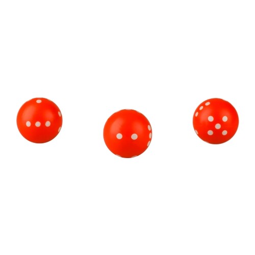Round Cube - Dés Rond - Orange - Fluo - 21mm