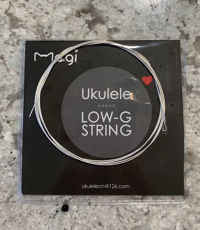 Magi Wound Low G ukulele String single string in bag