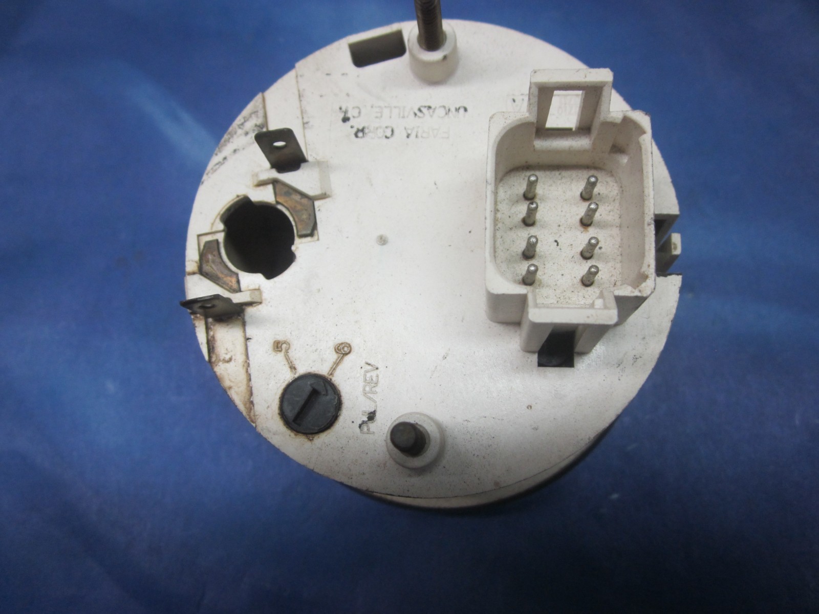 Euro White 4" Tachometer+Systemcheck 7000 RPM Gas for Johnson/Evinrude Outboard