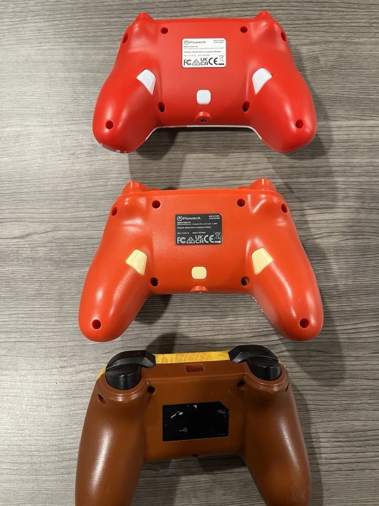 Lot of 3 PowerA Assorted Enhanced Wired Controller for Nintendo Switch