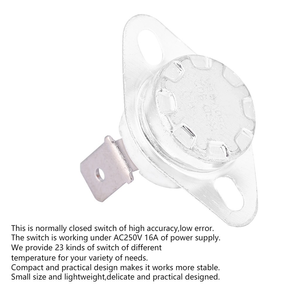 KSD302 Switch Temperature Control Thermostat Thermal Switch 250V16A 80℃