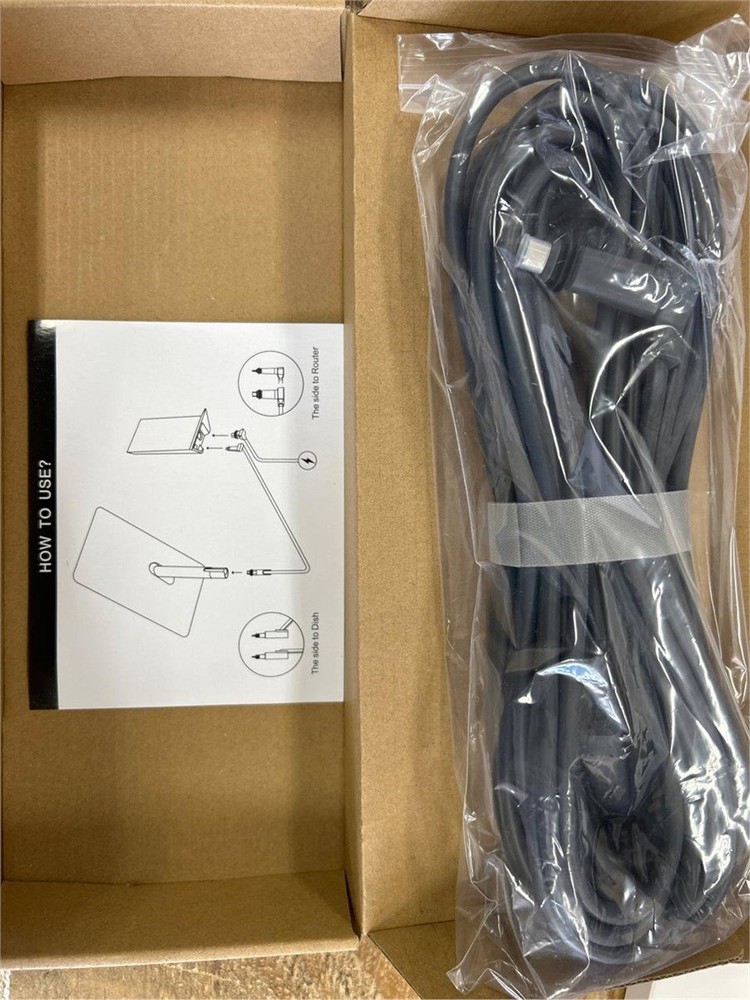 For Starlink Cable Gen 2 32.8FT/10M Replacement Cable Rectangular Satellite V2