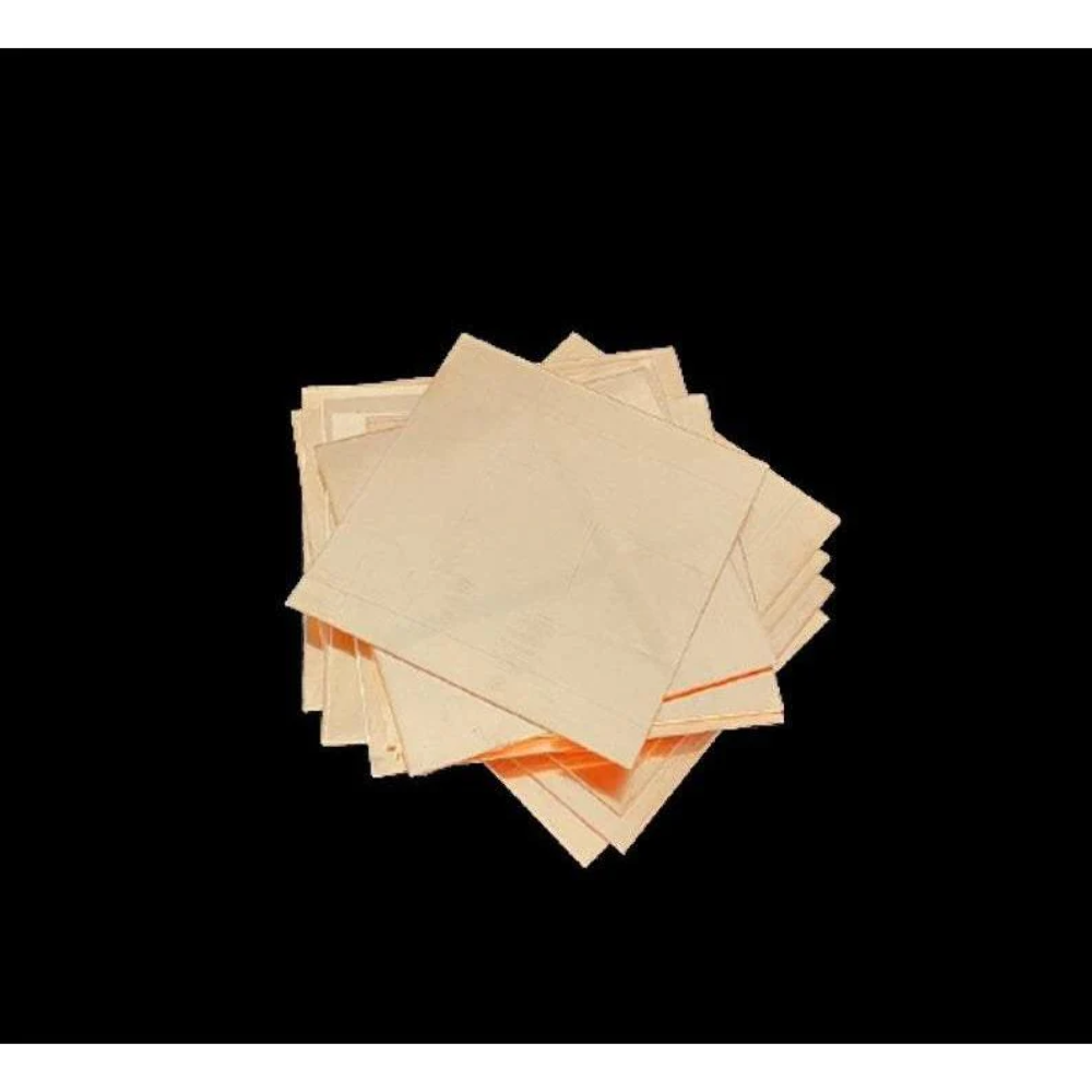 Square Copper Stamping Blanks, 3"x3" (10 Pack)