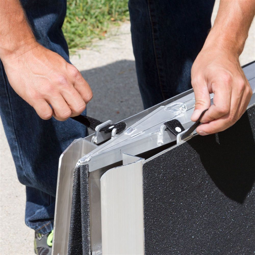 Silver Spring WCMF-12 Aluminum Multi-Fold Wheelchair Ramp -12' Long