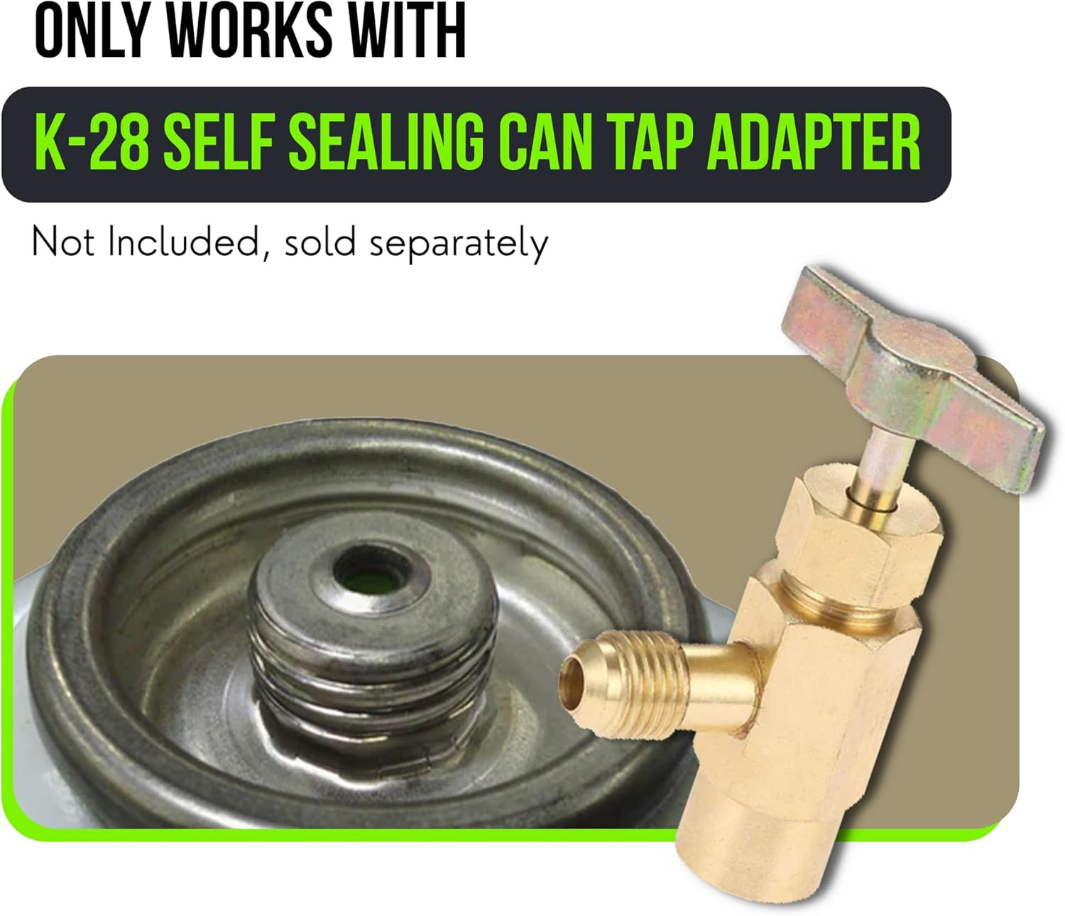 R600A Refrigerant - Upright Charging Self Sealing Can - 6Oz Can - R600A for HVAC