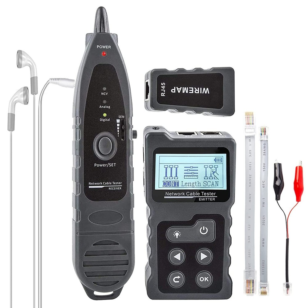 Advanced Cable Tester - PoE Multifunction Wire Tracker Network Cable Tester