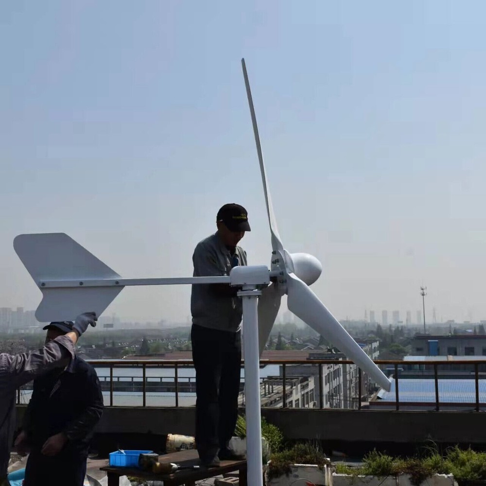 5000W Wind Turbine Generator Kit Wind Power & Off Grid Hybrid Charge Controller