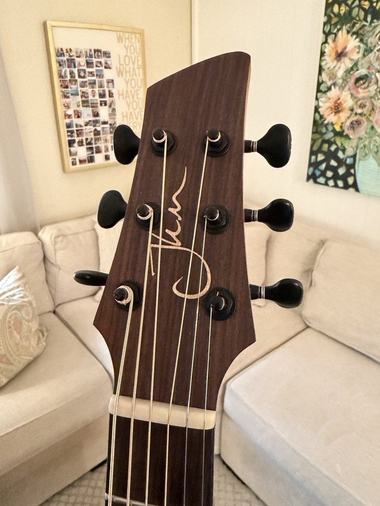 Custom JKM Acoustic Guitar 6 String Solid Spruce Top Rosewood Back And Sides