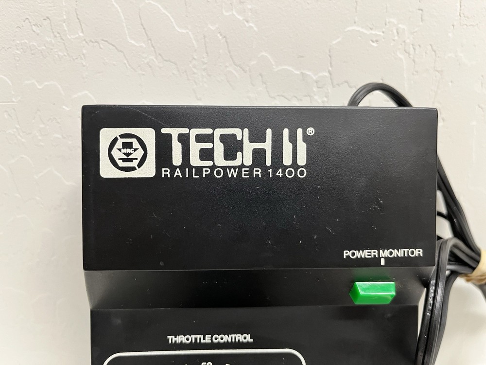 MRC Tech II Rail Power 1400 Model Train Transformer - Clean Tested Condition