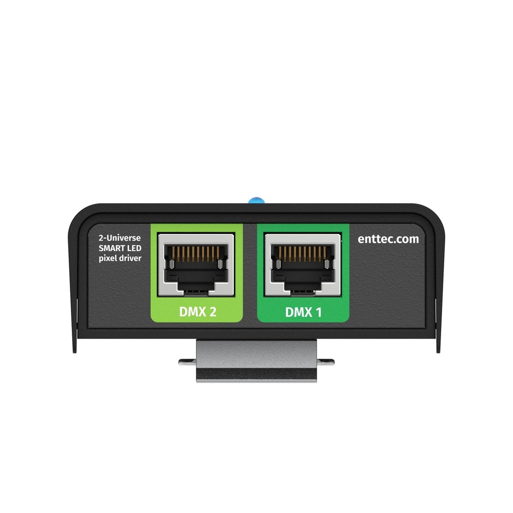 Enttec Din Pixie 73539 2-Universe DMX LED Pixel Controller, Black