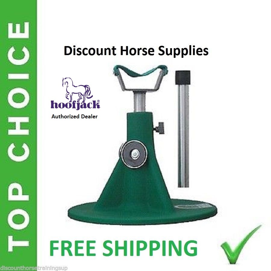 NEW GREEN HOOFJACK Horse Size farrier stand Hoof Jack