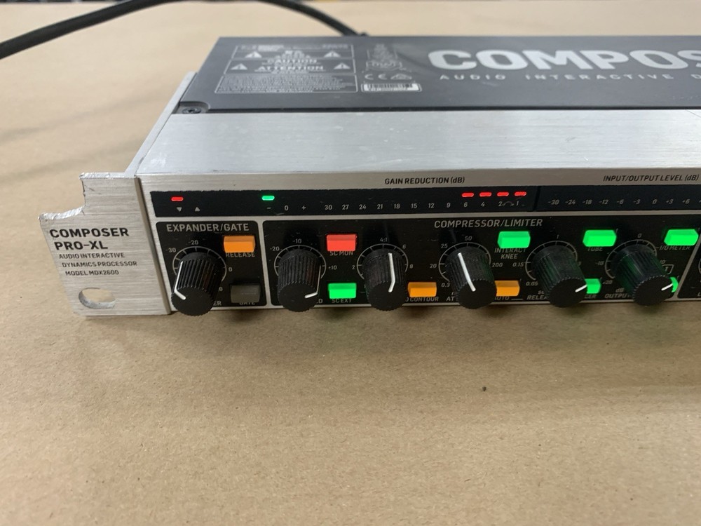 Behringer MDX2600 Audio Interactive Compressor Dynamics Processor Composer-XL