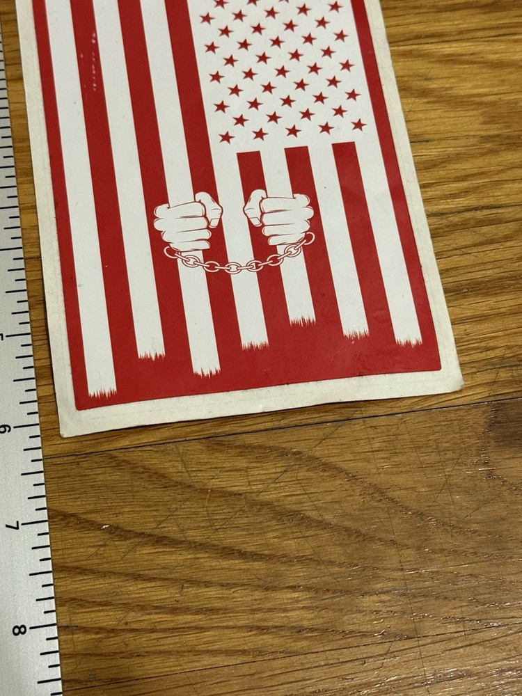 Class War Flag Sticker Red Punk Large