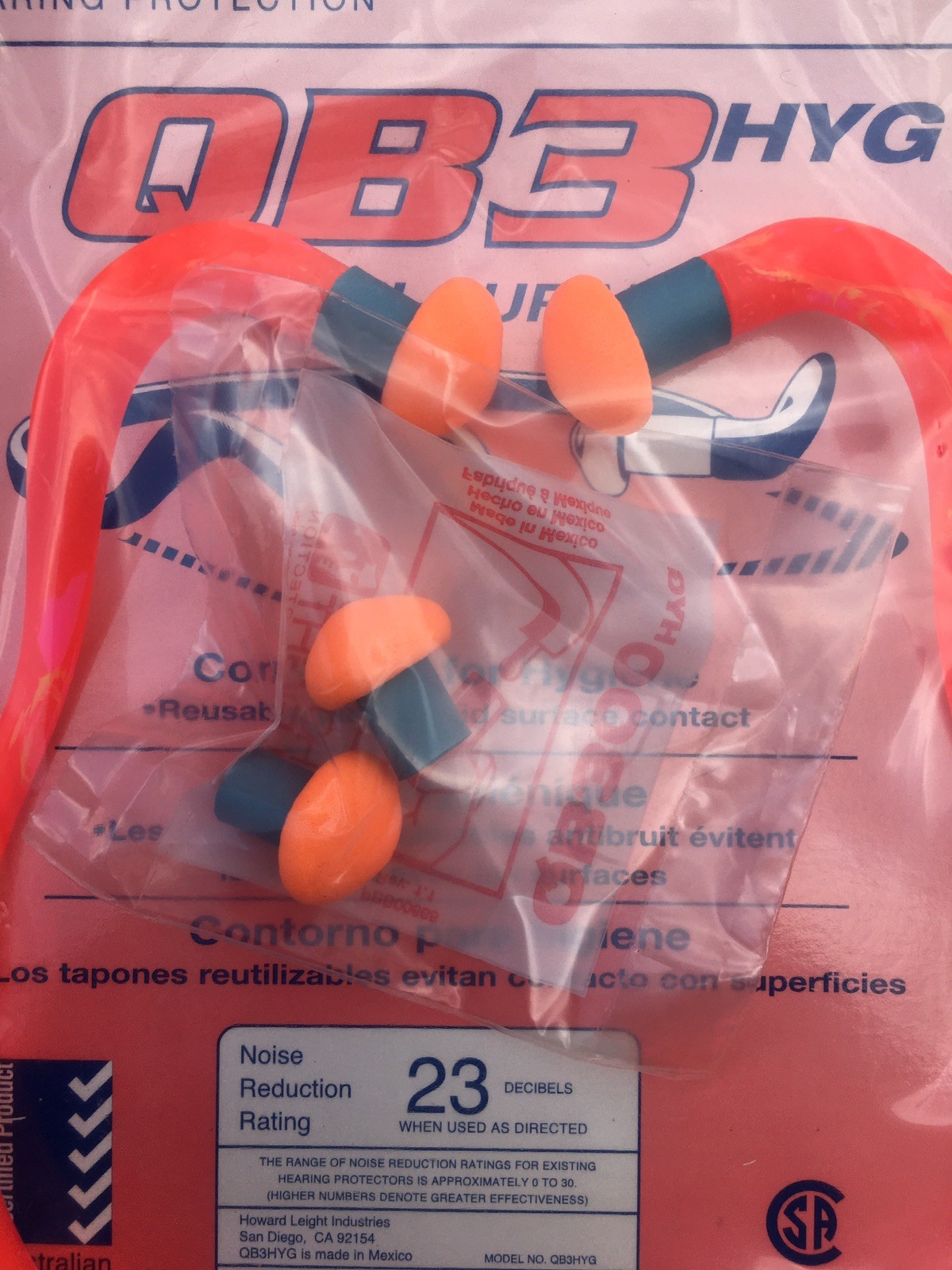 Honeywell HOWARD LEIGHT QB3HYG SEMI-AURAL Headband Earplug 23 Decibel Earplugs