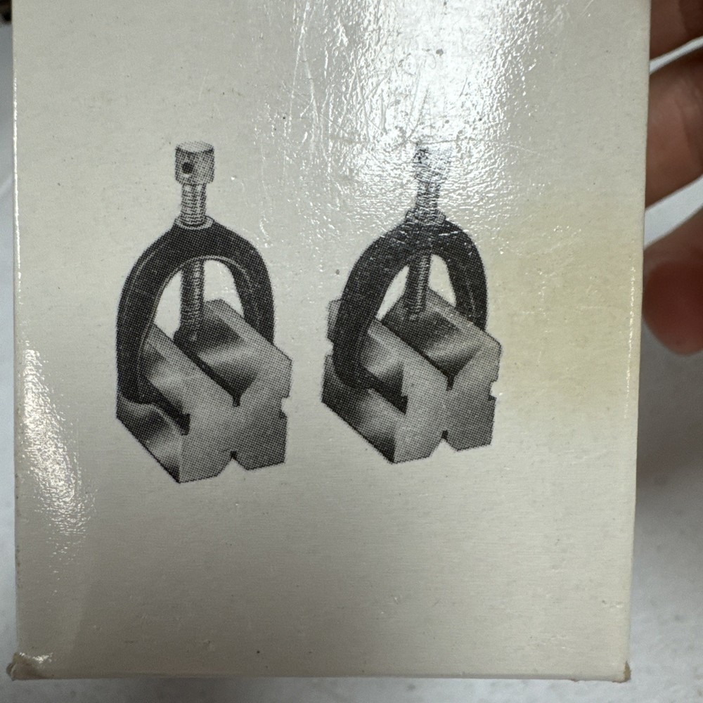Toolmakers V-Blocks & Clamps Set 1” Diameter