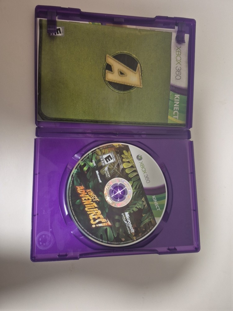 Microsoft Xbox 360 Kinect Sensor IN BOX Tested Bundle Working W/ 8 GAMES (PLB18)