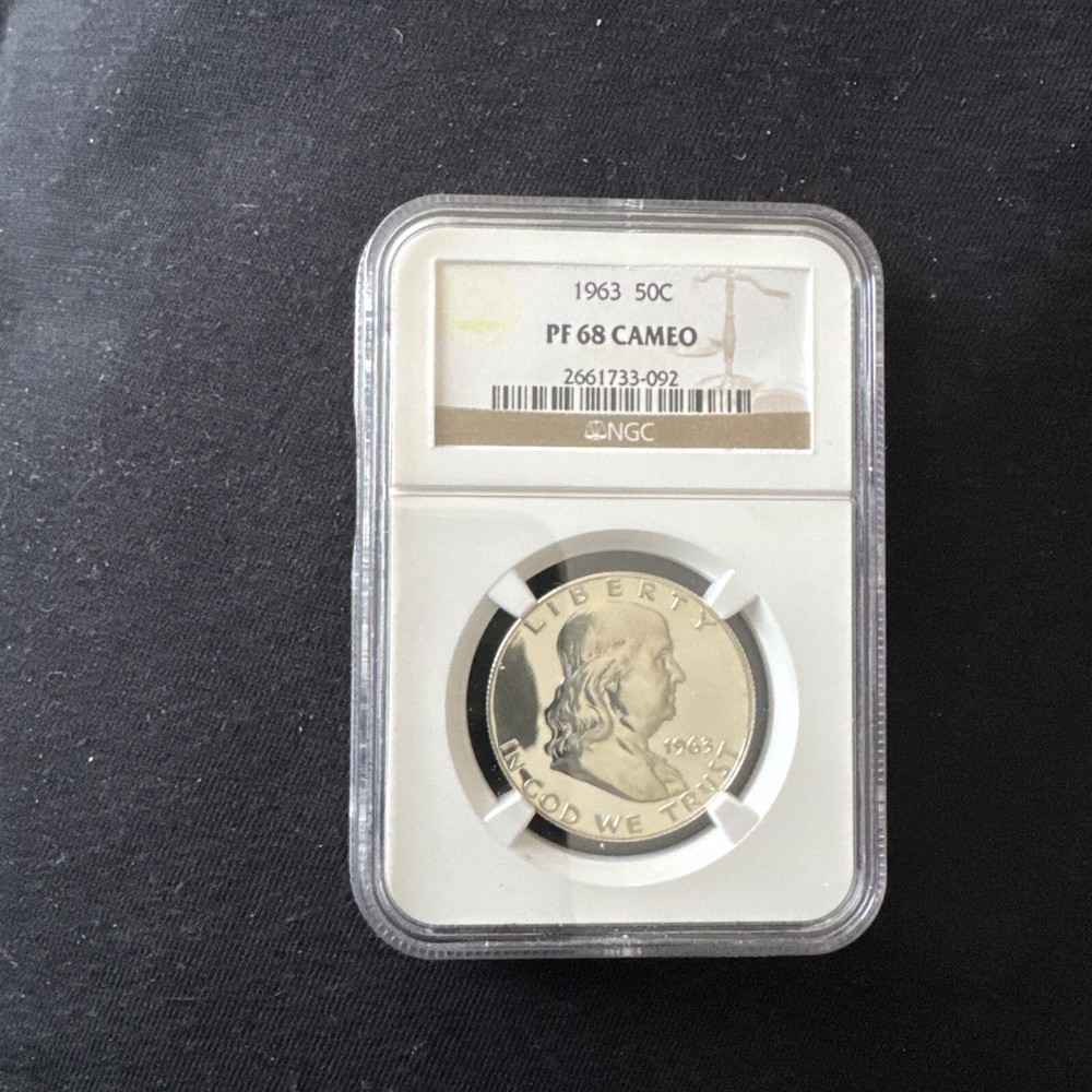 Franklin 1963 Pf68 CAMEO
