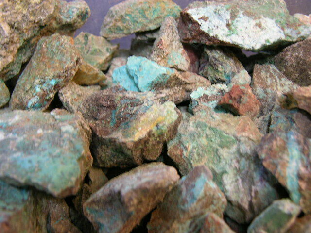 Chrysocolla mine rough Arizona 1-3 inch 2 pound lots free priority shipping