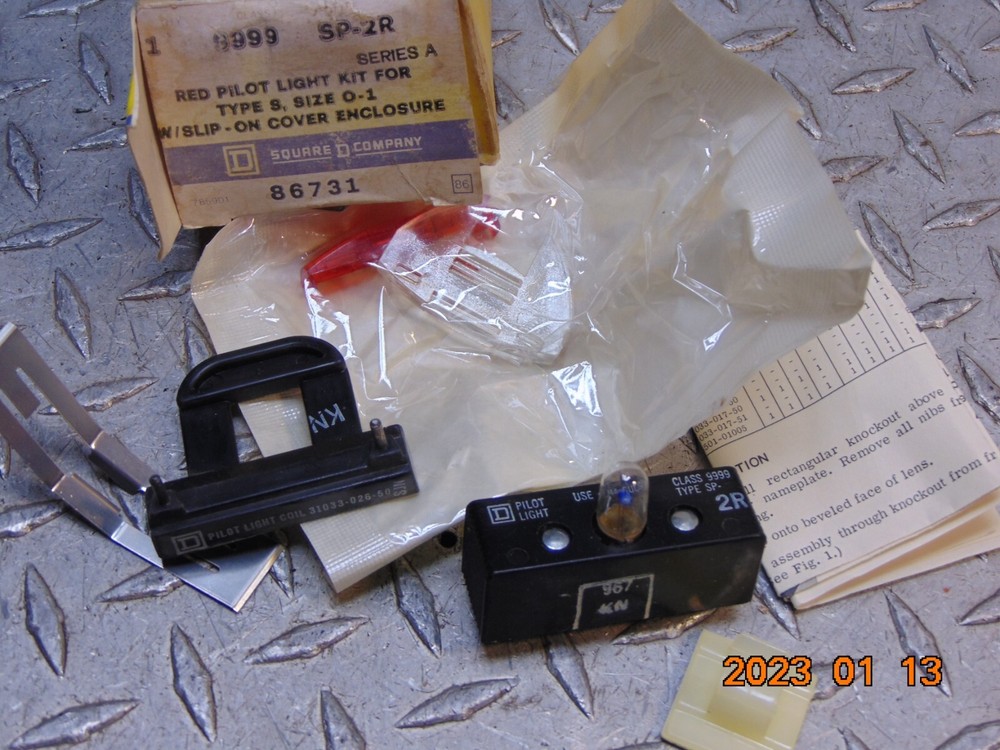 SQUARE D 9999 SP-2R RED PILOT LIGHT KIT