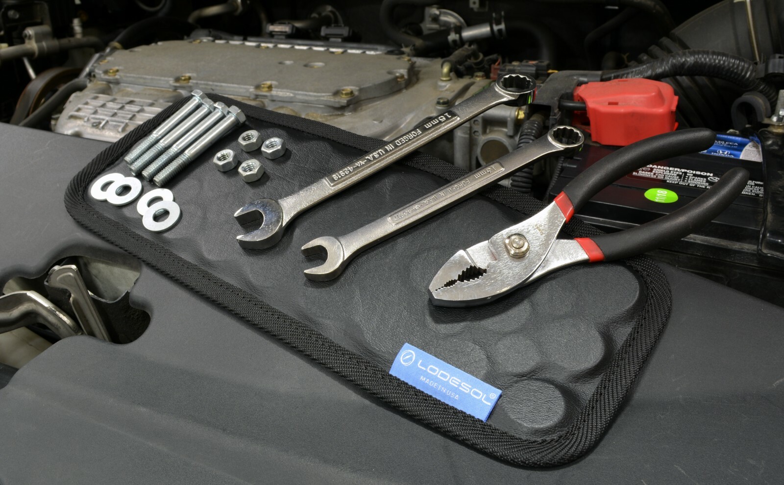 Lodesol Flexible Magnetic Tool Holder Mat 13.875" x 5.25" MP2716