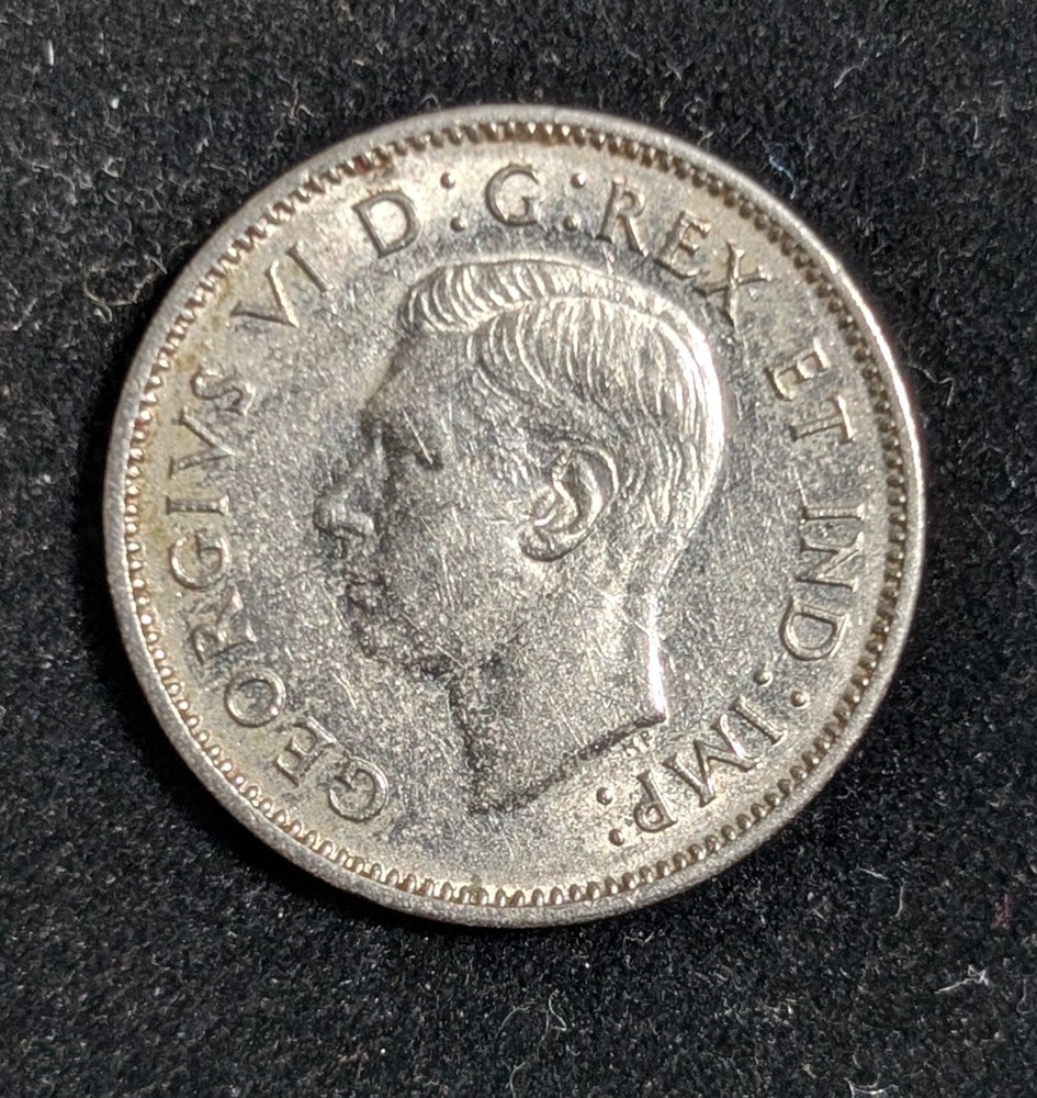 1941 Canada 5 Cents Circulated KM# 33