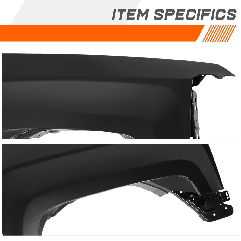 For 14-19 Silverado 1500 2500 3500 HD Front Passenger Right Side Fender Panel