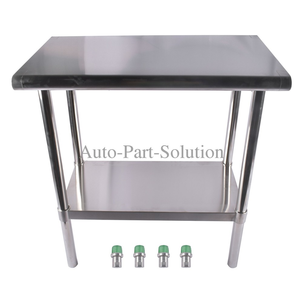 Stainless Steel Table Commercial Kitchen Work Table Prep Table, Silver