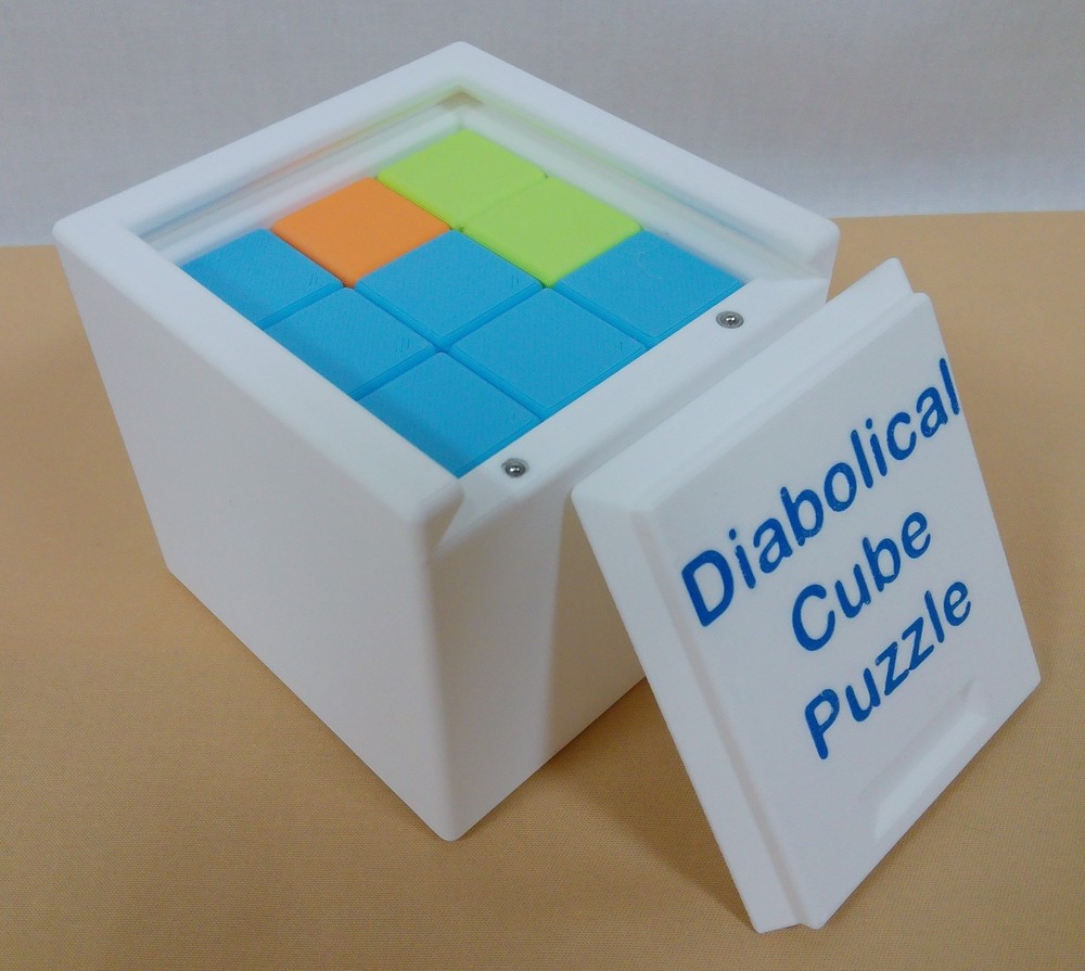 3-D Printed Diabolical Cube Puzzle