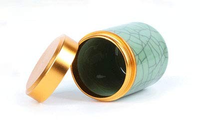 1 PCS The New Mini Celadon Tea Can Has Multi-Function Ceramic Seal Tea Canister
